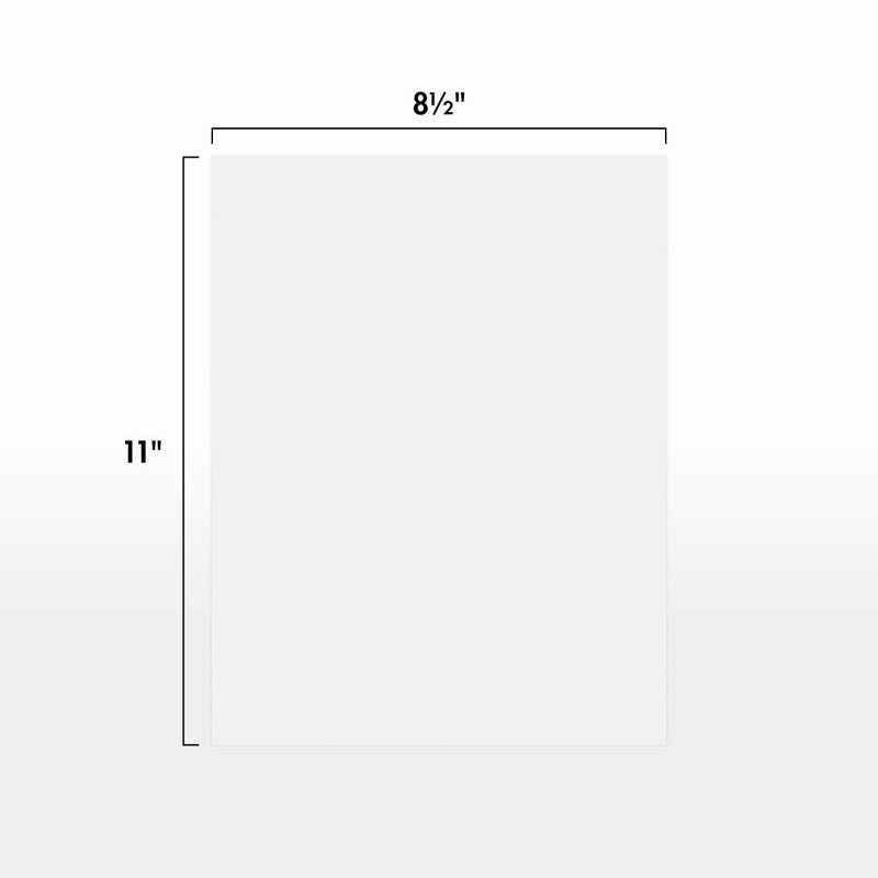 LUXPaper 8.5" x 11" Paper | Letter Size | White | 80lb. Text | 100% Recycled | 50 Qty - Image 2